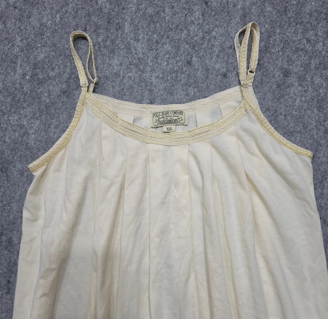 폴로 진스 빈티지 캐미솔 나시티 슬리브리스 나시탑 XS 상품이미지3