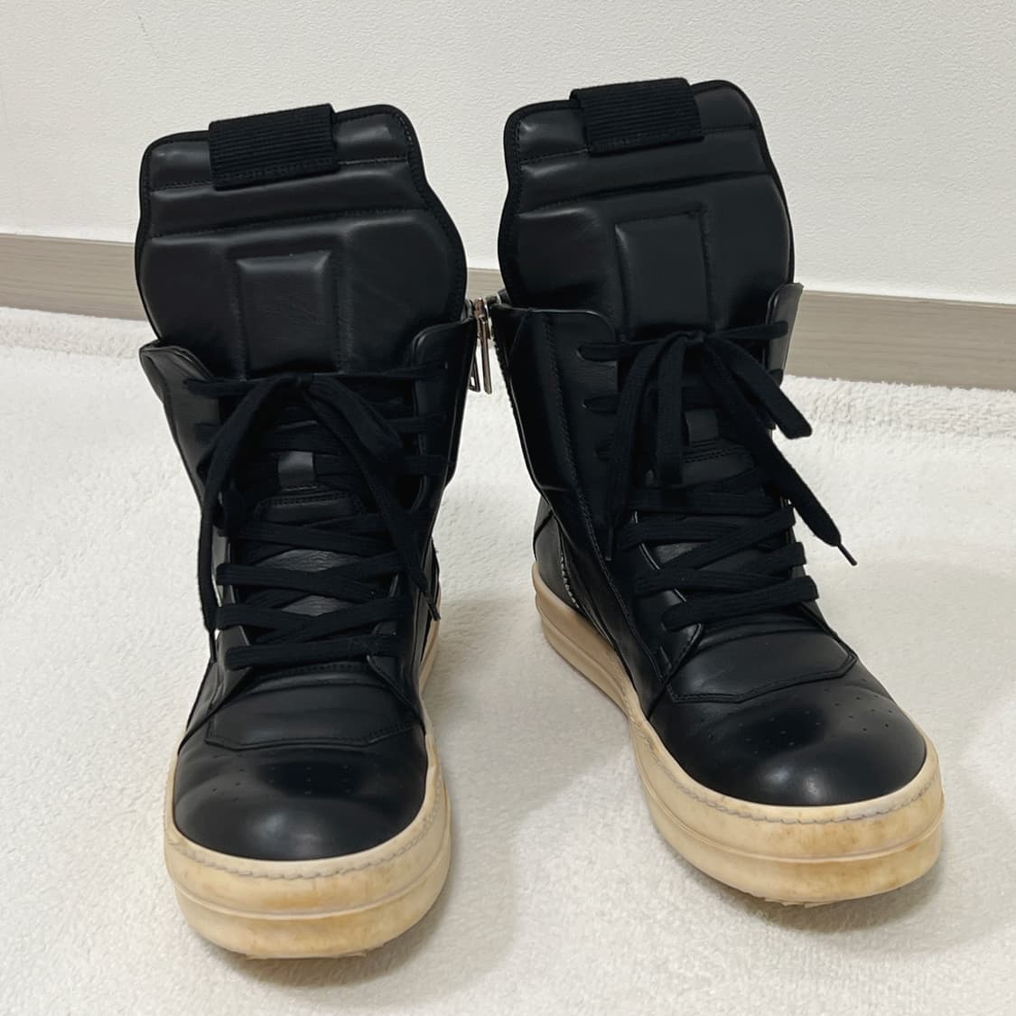 릭오웬스 16FW 지오바스켓 모노크롬 LPO 검검흰 상품이미지3