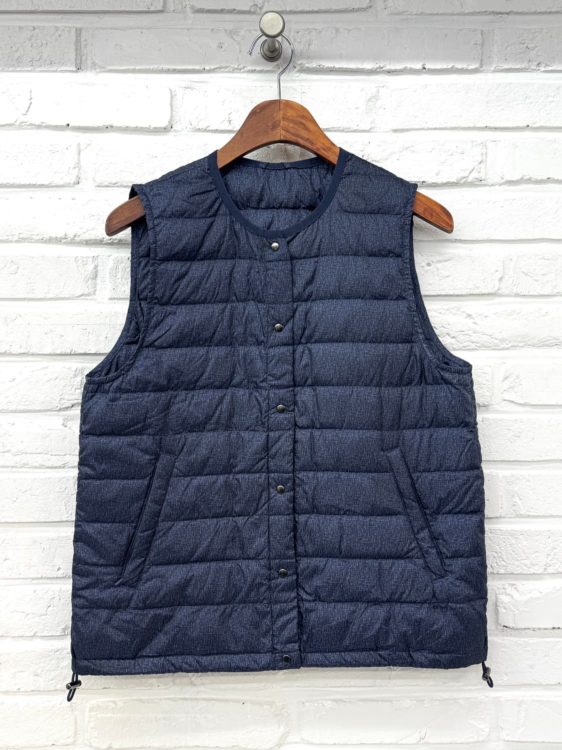 블루 다운 경량패딩조끼 상품이미지3