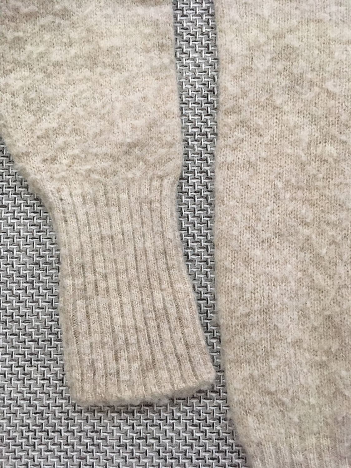 Real shetland wool shaggy dog crewneck 상품이미지3