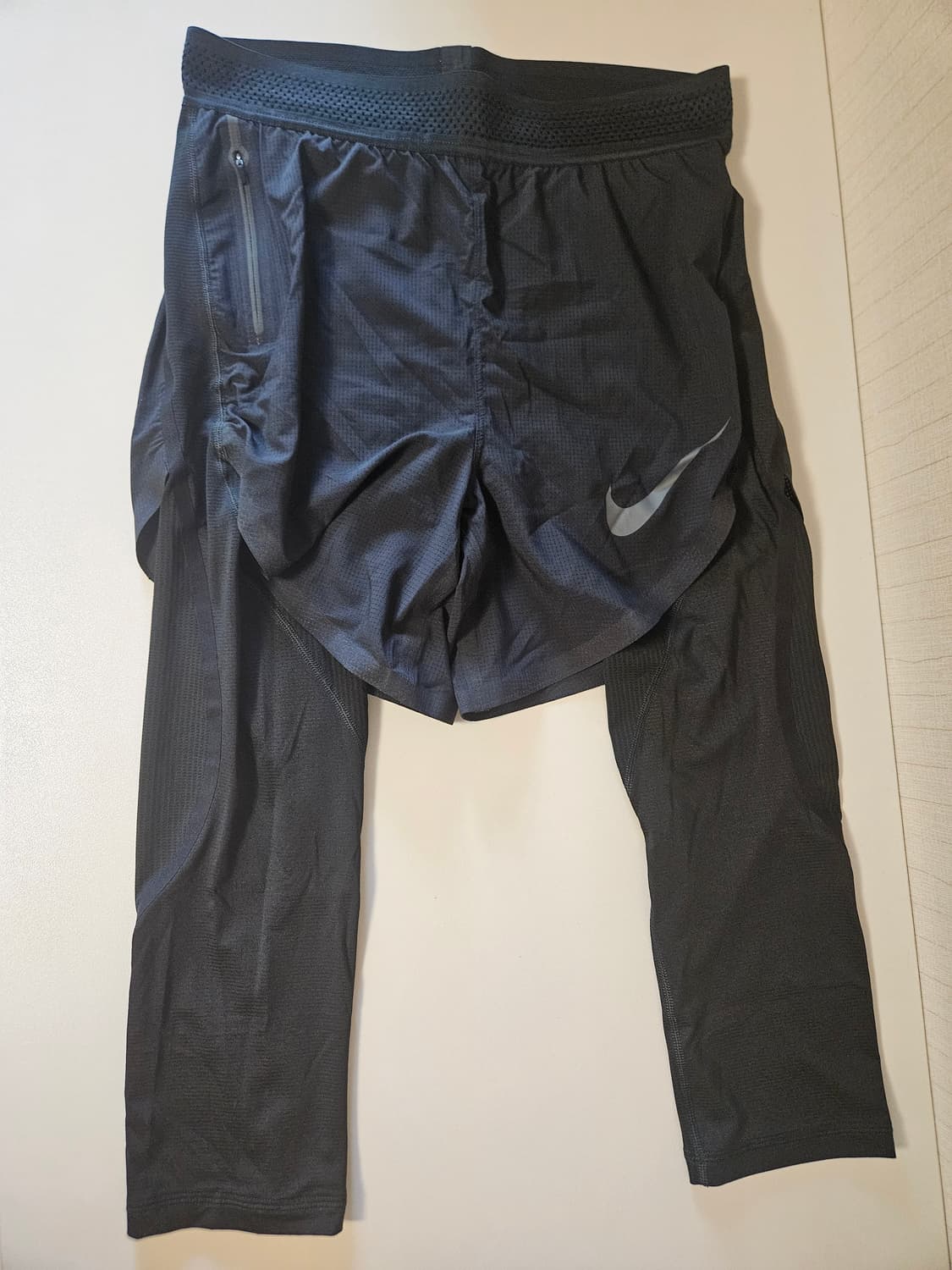 [해외M]나이키 프로 플렉스 2in1 트레이닝 쇼츠 타이즈 블랙 상품이미지8