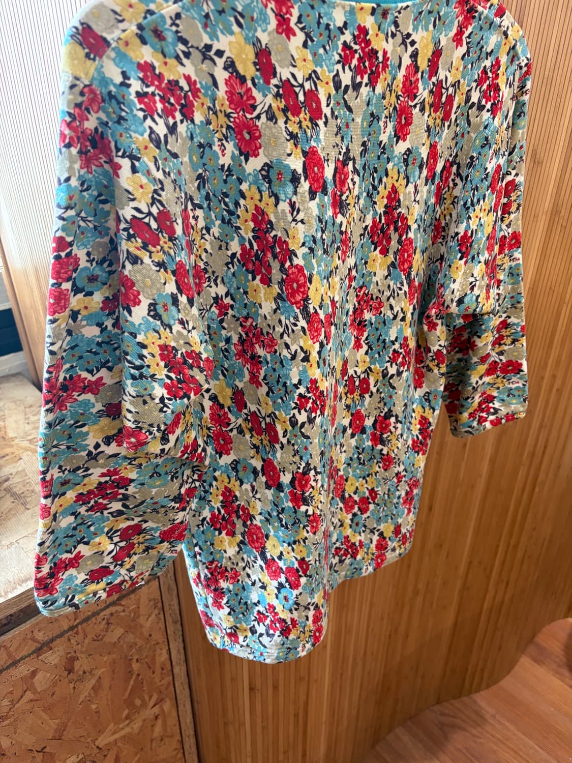 70s SEARS Fashion Flower T-shirt 상품이미지8