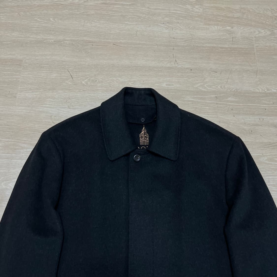 런던포그 모직 싱글 숏코트 [블랙] XL/105 상품이미지2