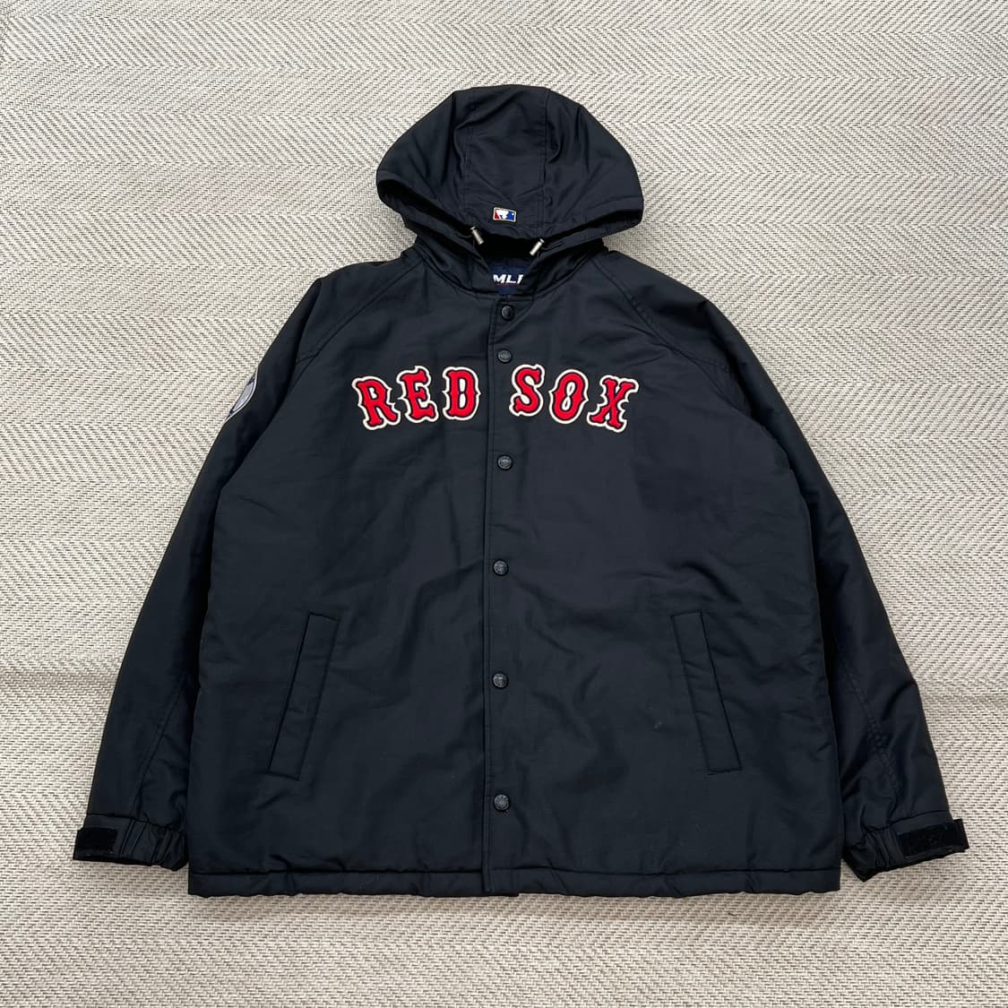 mlb 레드삭스 로고 후드패딩 r2540 상품이미지1