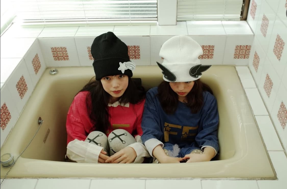 샵 페어리. 비니(오트밀)+브로치(별) 세트 상품이미지2