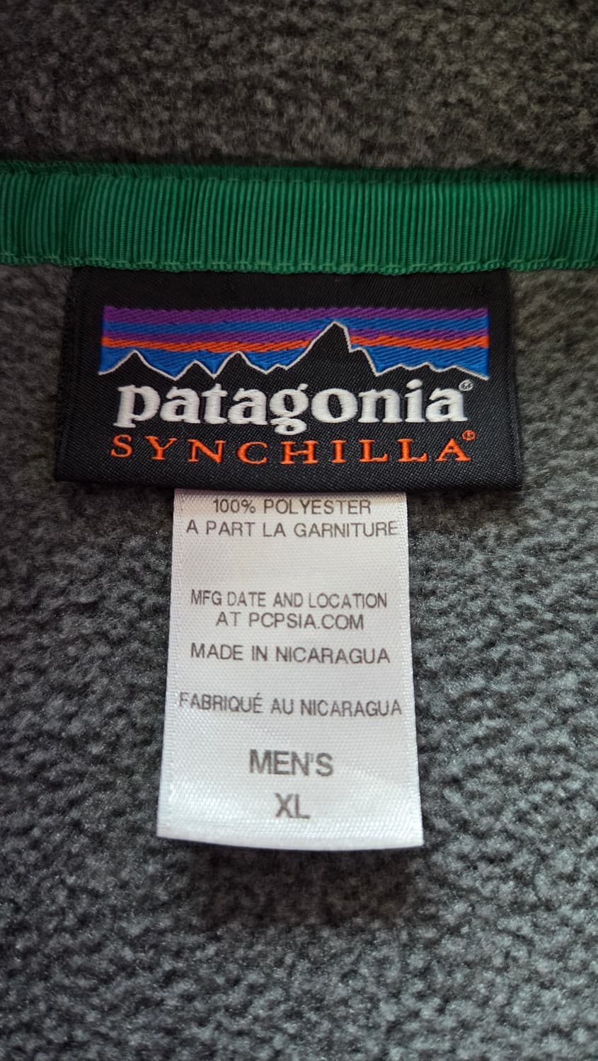 파타고니아 신칠라 니켈그레이 버건디 XL 상품이미지5
