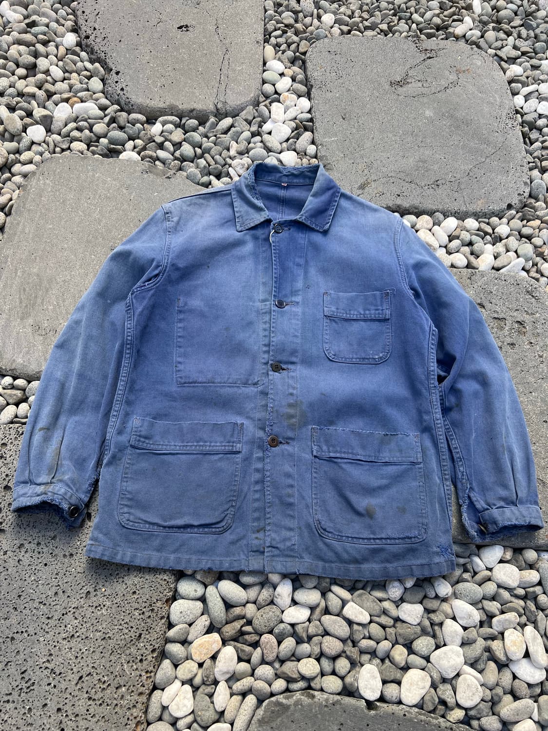 HARD FADED VINTAGE WASHING 썬페이드 프렌치워크자켓 상품이미지1