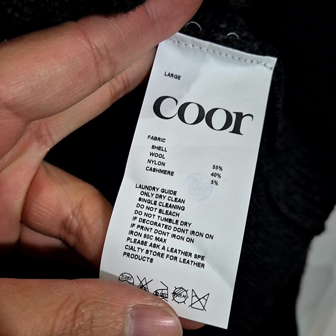 Coor 쿠어 크루넥 니트 상품이미지4