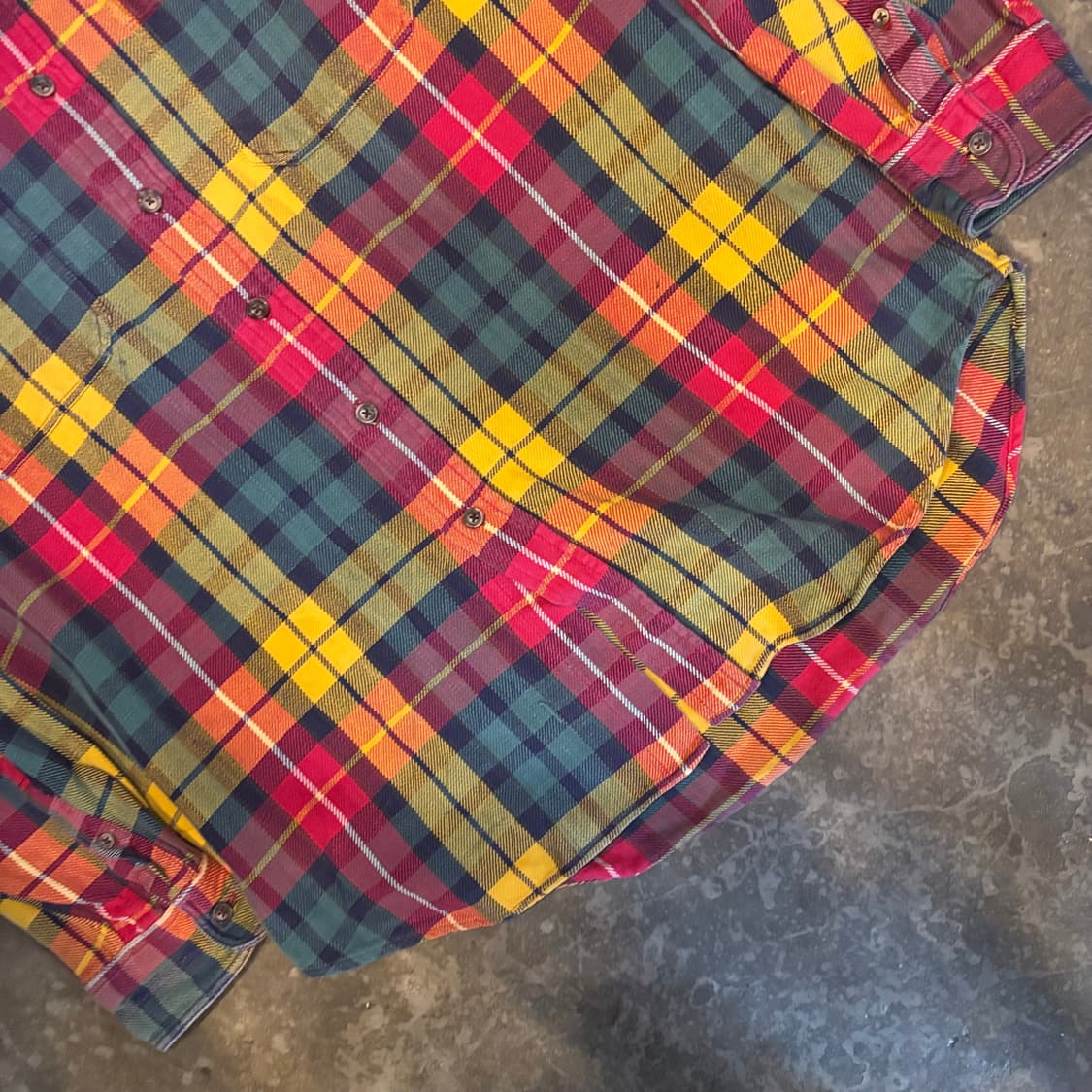 올드 갭 멀티컬로 체크 셔츠 상품이미지6