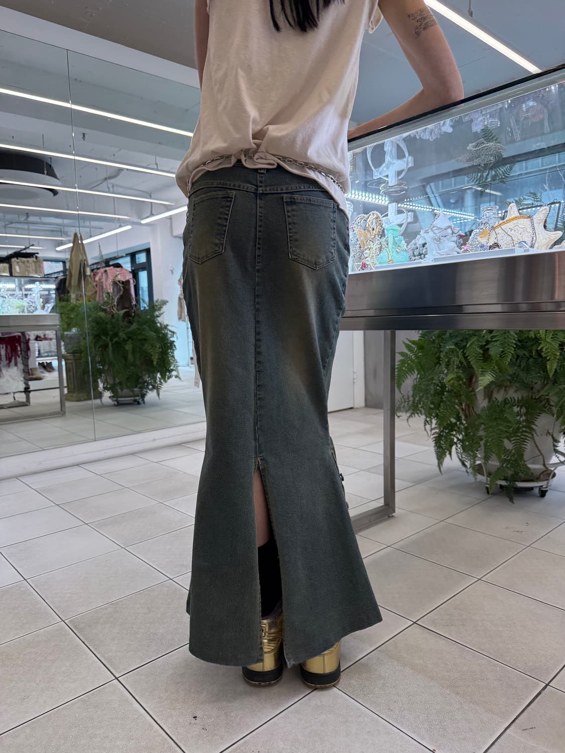 mermaid denim skirt 상품이미지5