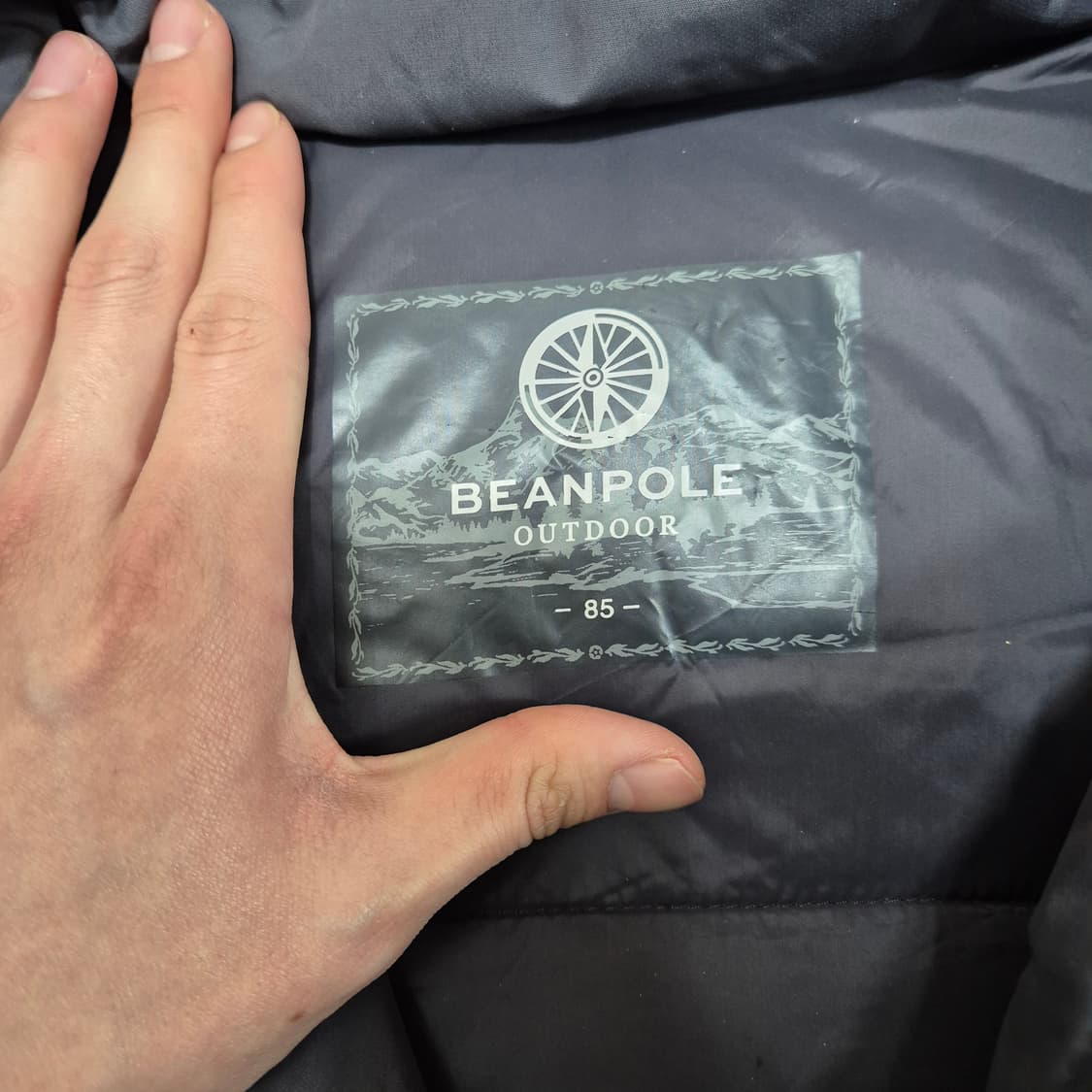 빈폴 아웃도어 여성 사이드와펜 덕다운 후드 패딩 점퍼 XS(85) 상품이미지6