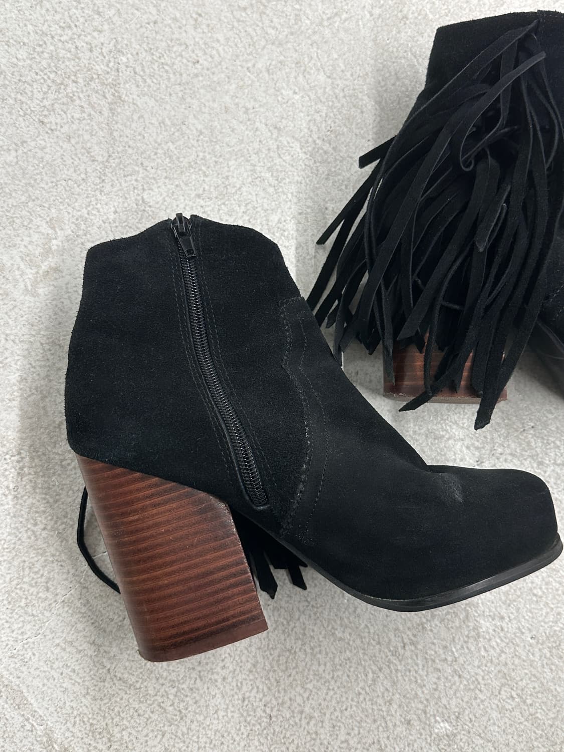 제프리 캠벨 프린지 스웨이드 슈즈 상품이미지2