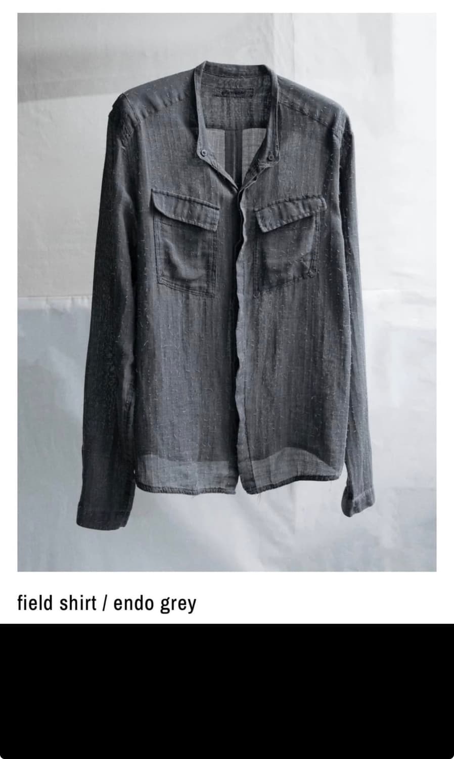 L)Blackmerle 필드셔츠 상품이미지1