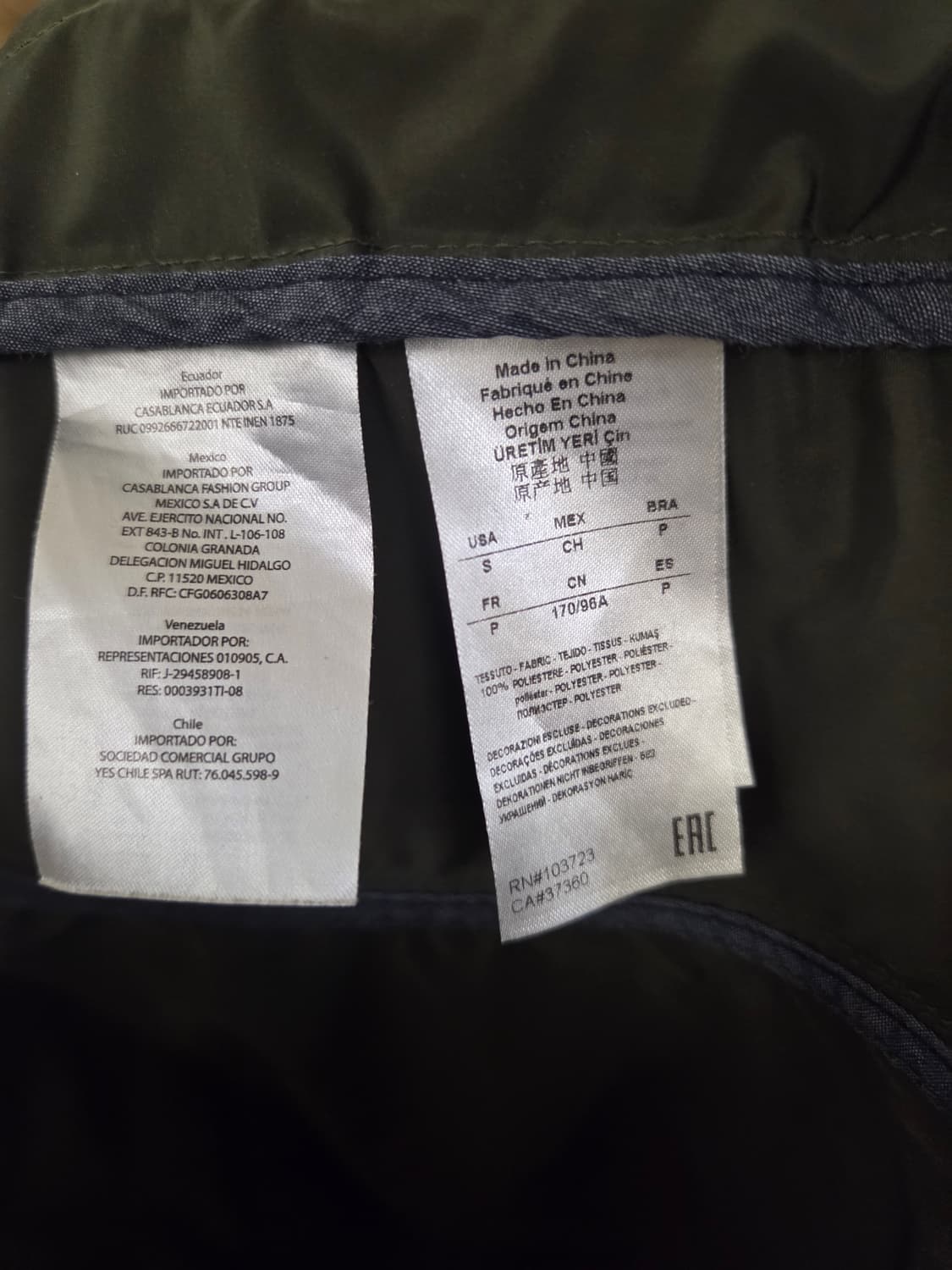 Armani Exchange 카키 사파리 점퍼 S 상품이미지4