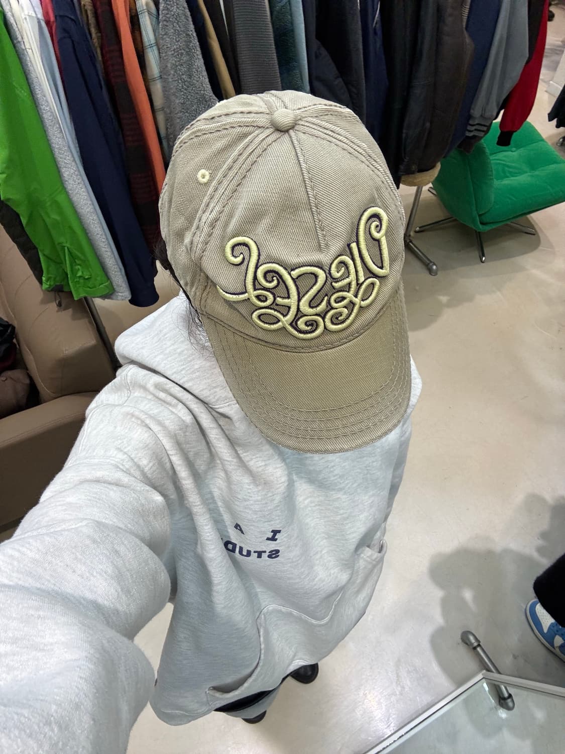 디젤 자수 볼캡 상품이미지6