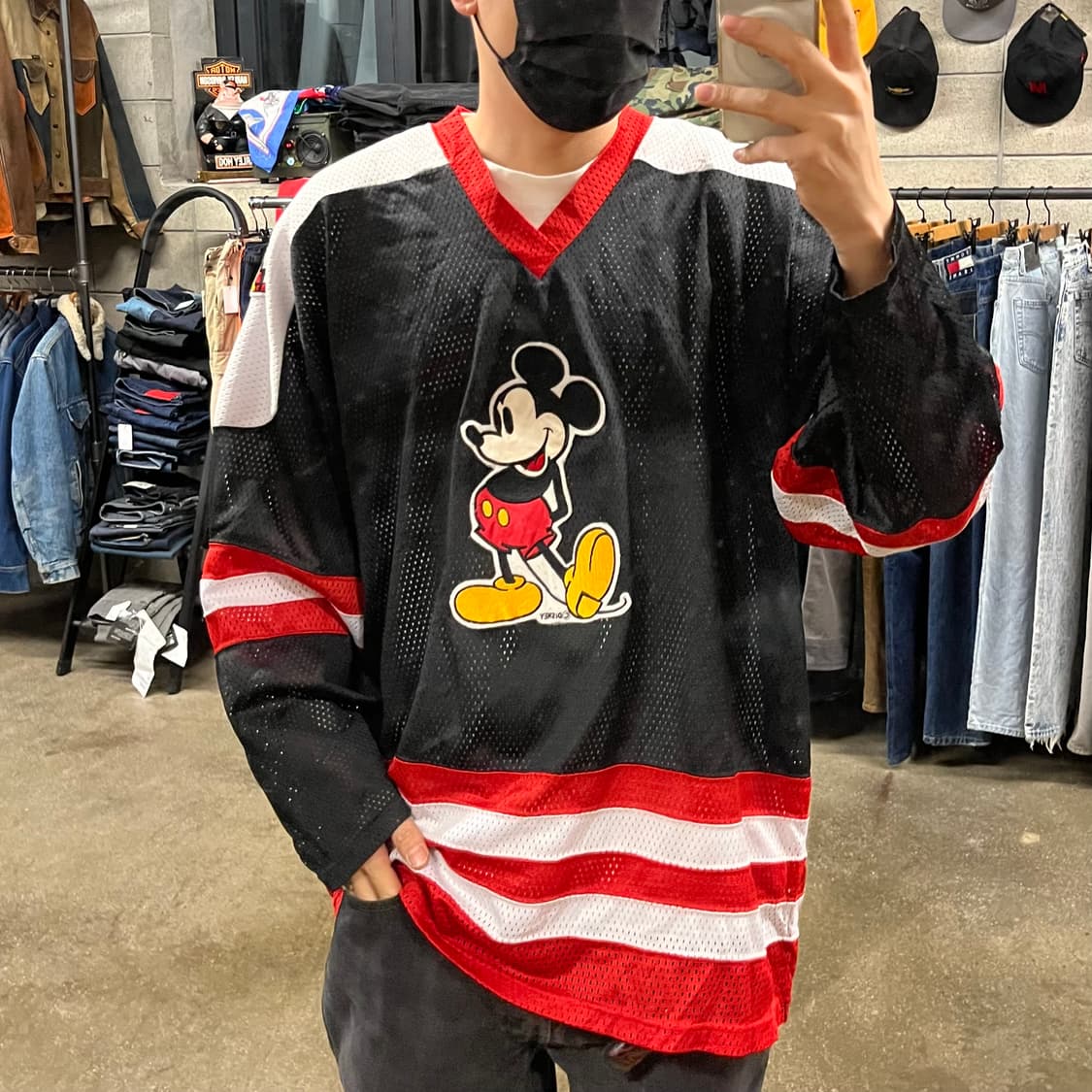 90s 빈티지 미키마우스 하키 져지 (110) 상품이미지7