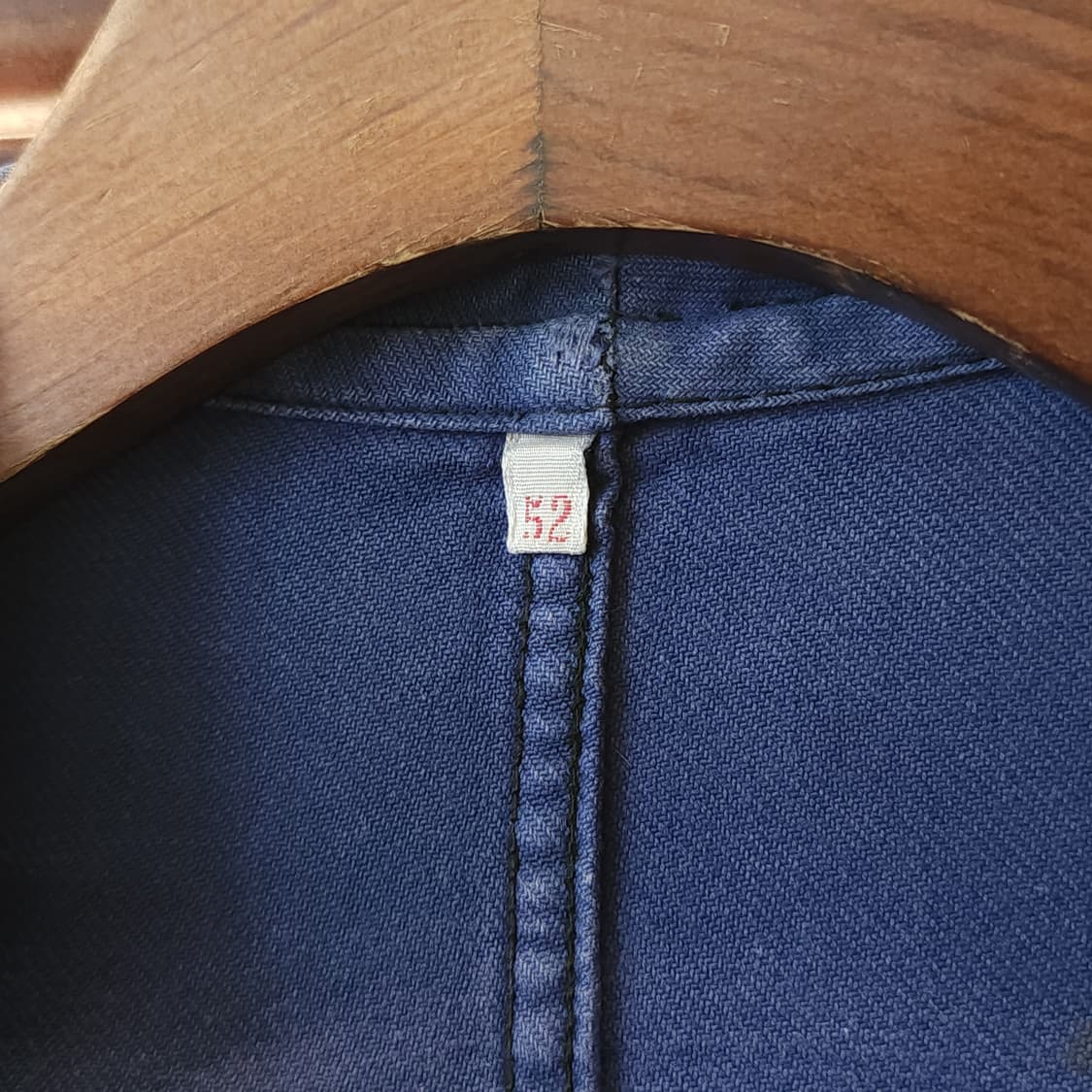 60s 프렌치 워크자켓 프렌치자켓 페이딩 블루 퍼플 52 상품이미지5