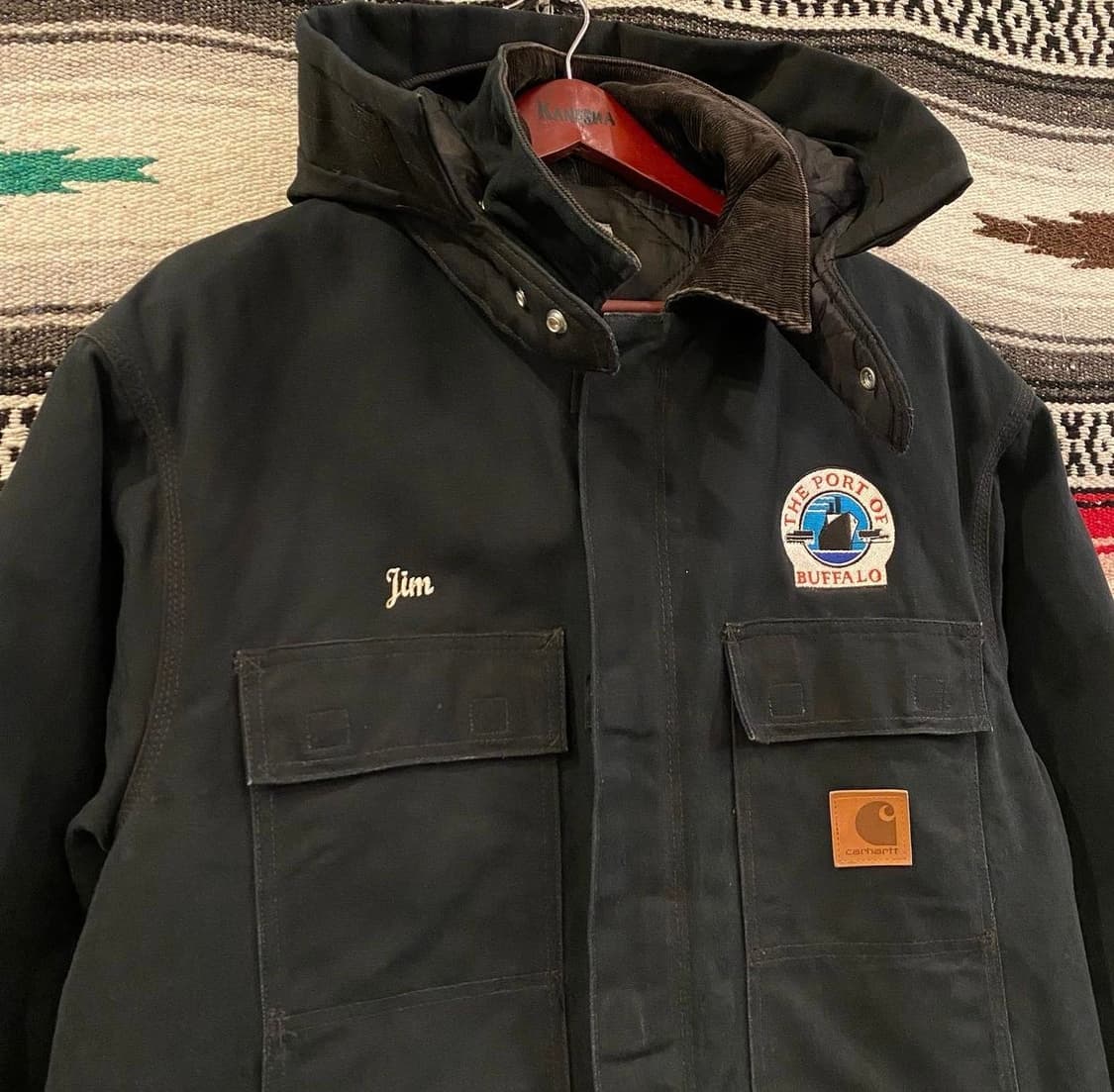 90s Made in USA 칼하트 워크 패딩자켓 상품이미지7