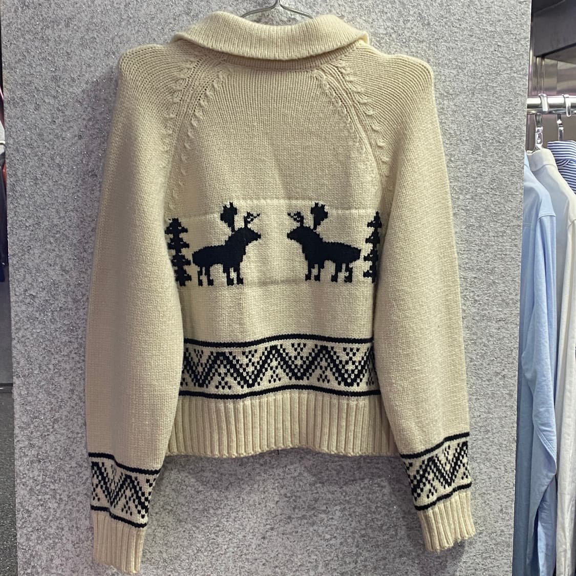 빈티지 노르틱 패턴 코위찬 니트 B3186 상품이미지3