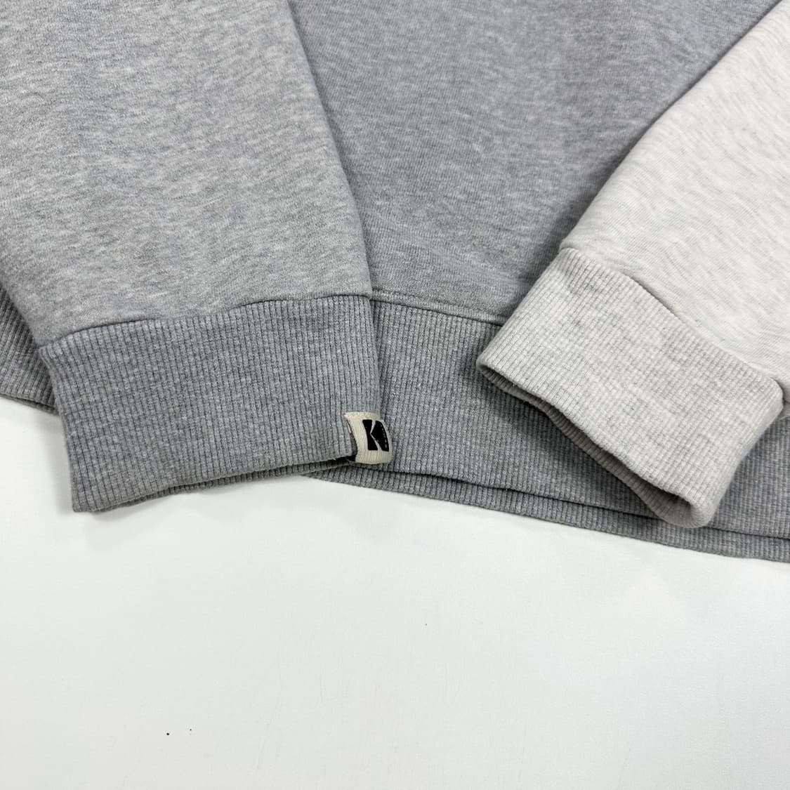 코닥 레터링 백로고 하프 그레이 맨투맨 (M) 상품이미지6