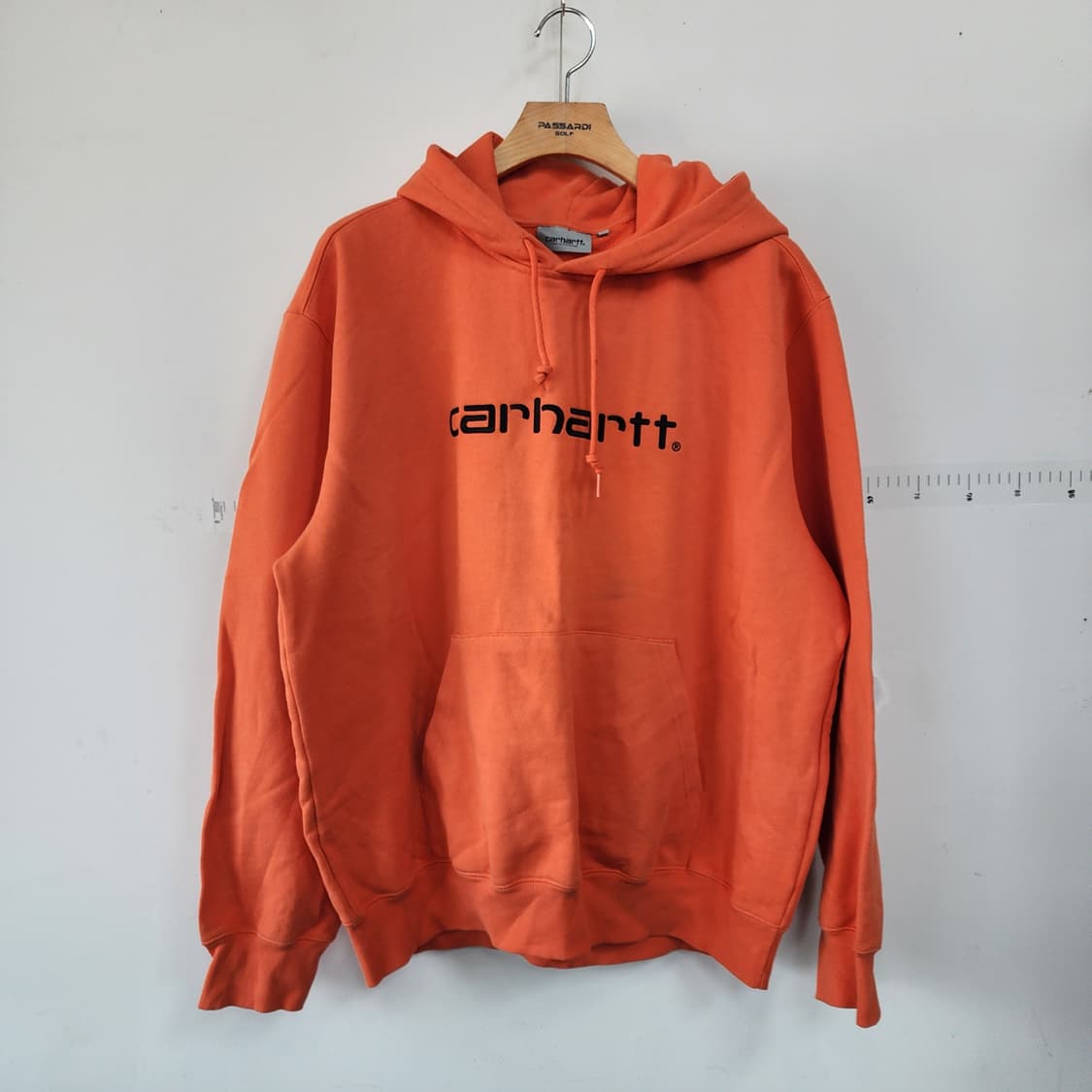 칼하트 오렌지색 후드티 상품이미지1