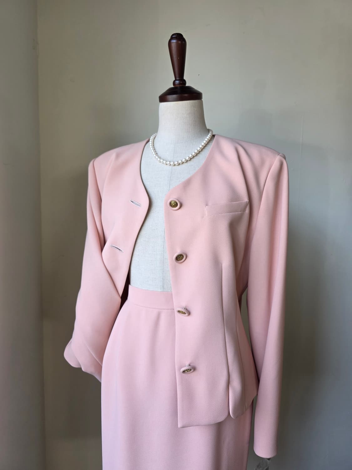 핑크코랄 셋업 상품이미지1