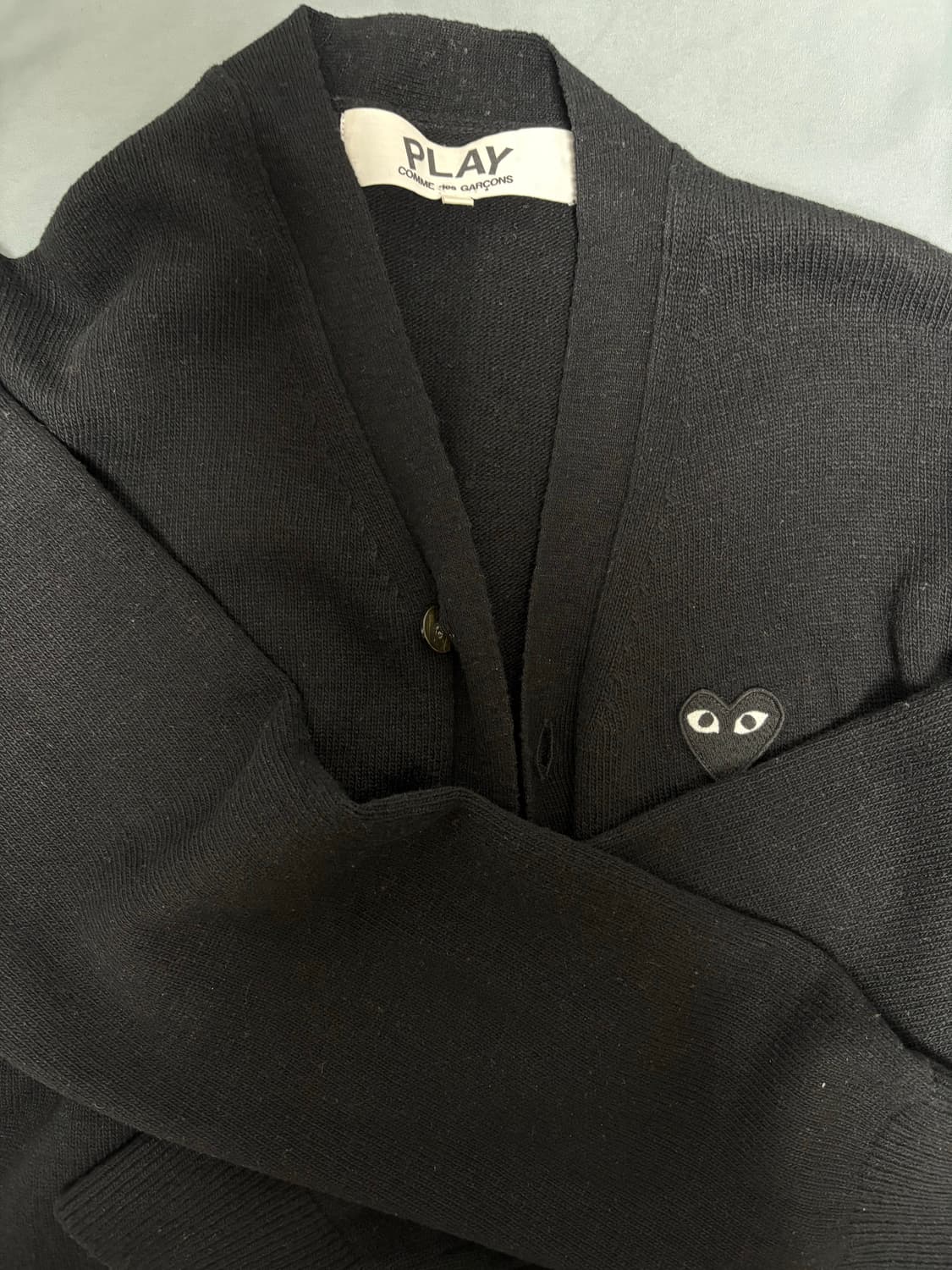 꼼데가르송 플레이 울 가디건  (M) 상품이미지5