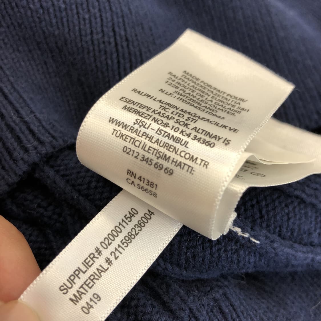 폴로 랄프로렌 화이트포니 케이블 가디건 L 상위라인 상품이미지7