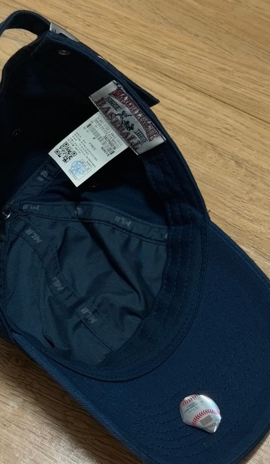 MLB 엠엘비 에이스 언스트럭쳐 볼캡 네이비 상품이미지6