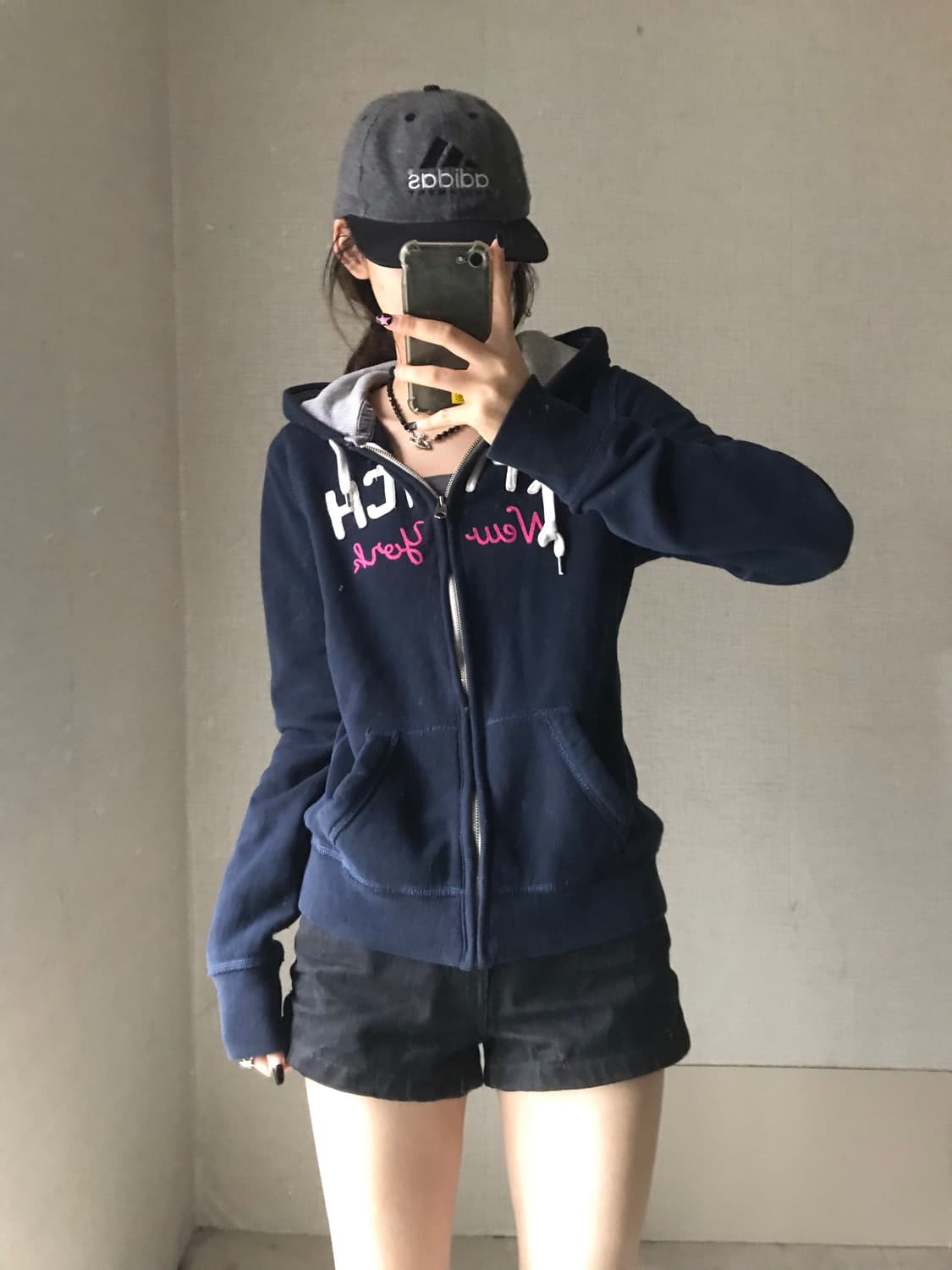 아베크롬비 네이비 후드집업 상품이미지3