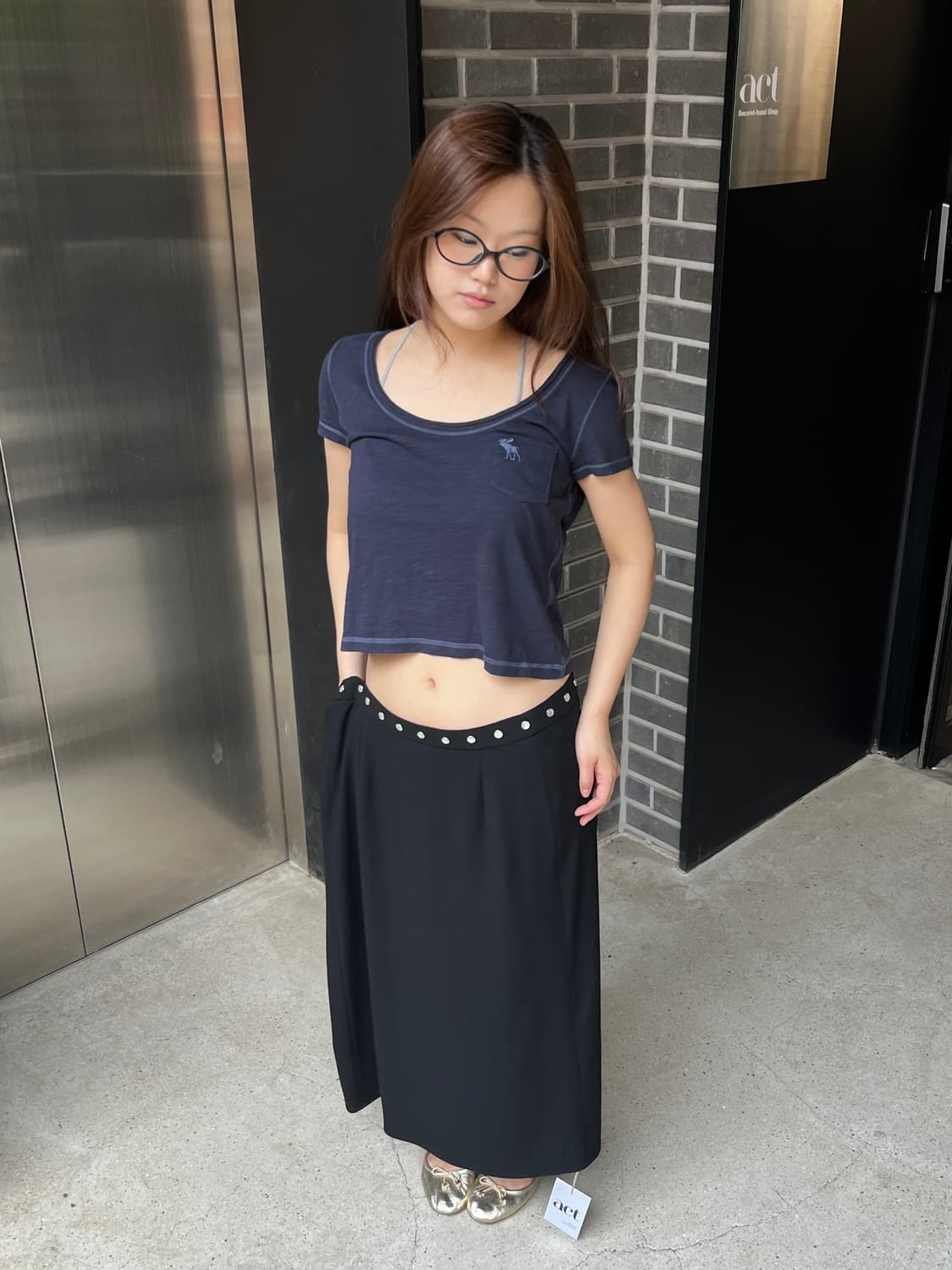 Agnes.b 아네스베 버튼 스커트 상품이미지9