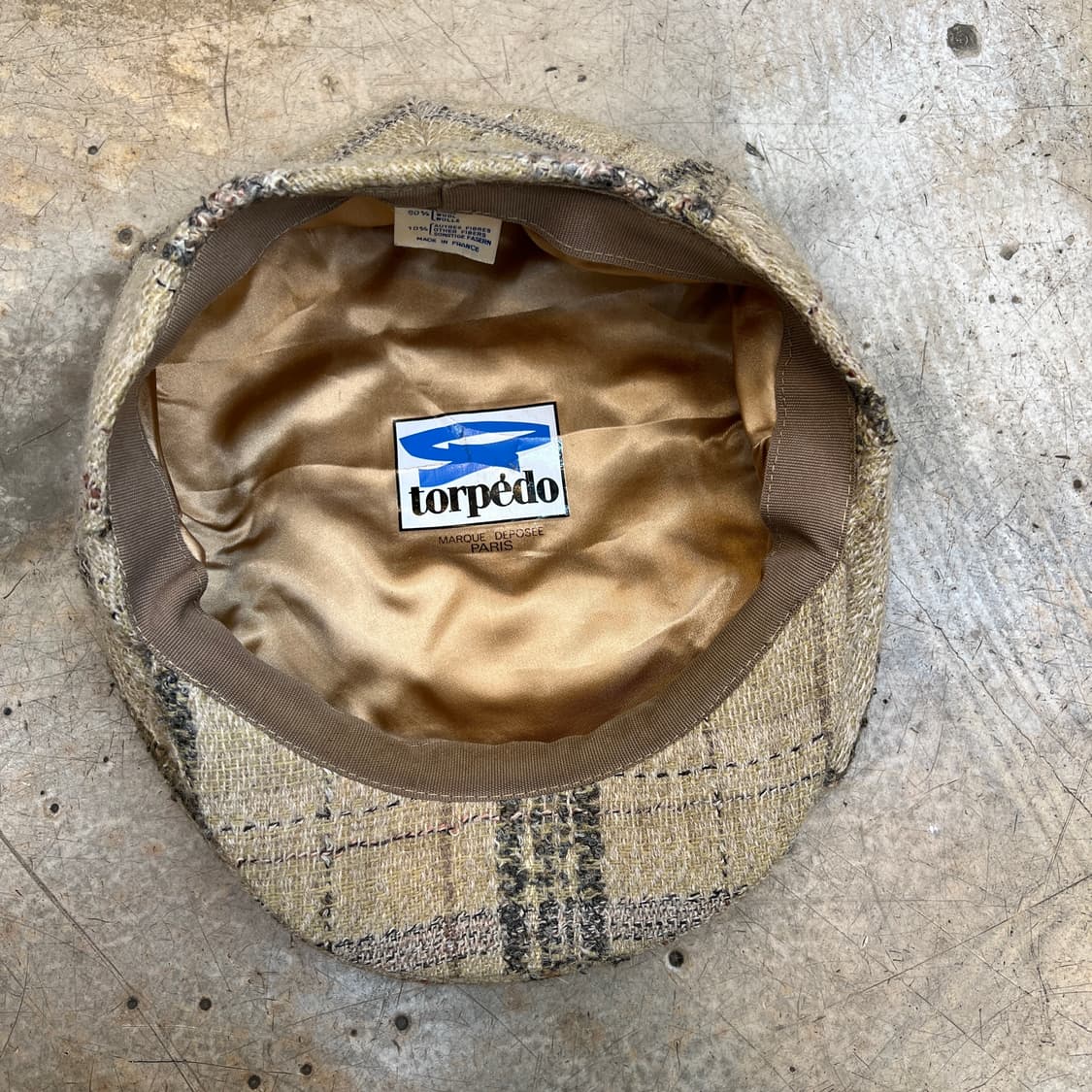 Torpedo 트위드 뉴스보이 캡 상품이미지5