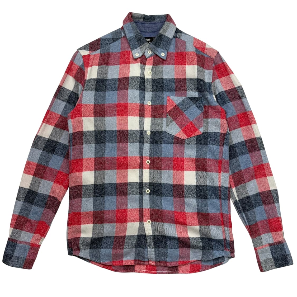 BEAMS 빔즈 체크 패턴 플란넬 셔츠 S 상품이미지1