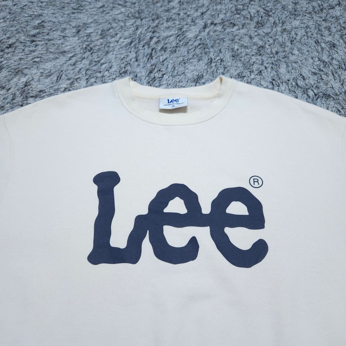 Lee) M 남자 아이보리 맨투맨티셔츠 / 왕눈이샵 상품이미지2