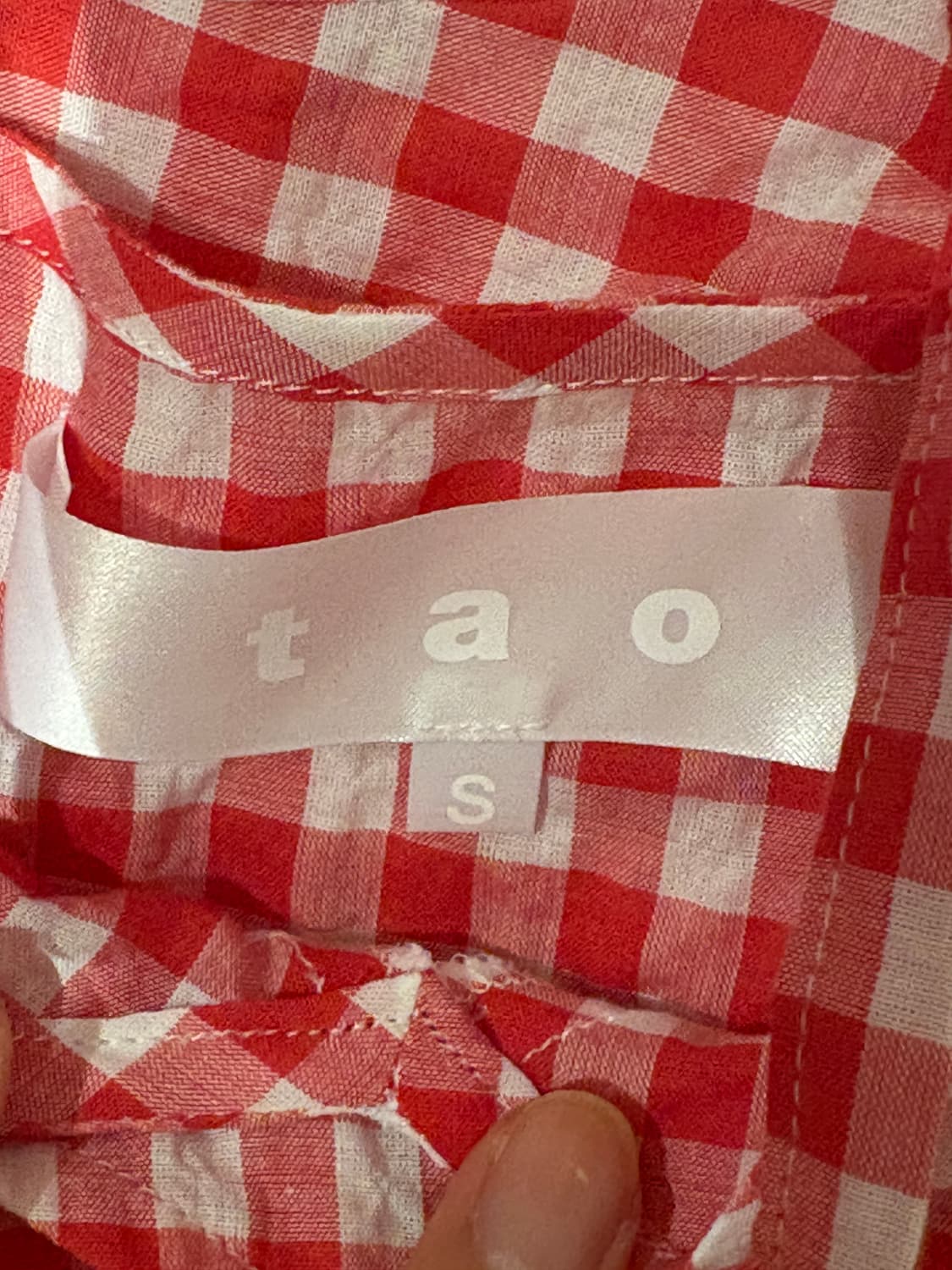 Comme des garcons tricot(타오) 깅엄체크 원피스 상품이미지4