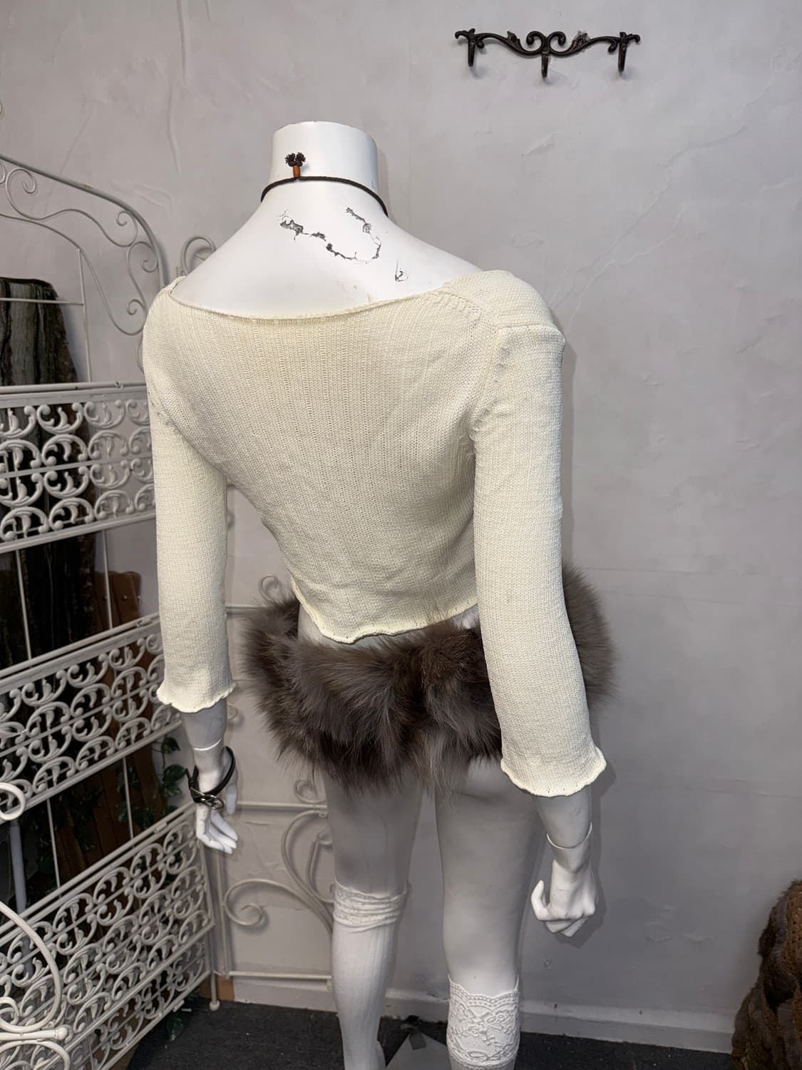 Ivory ribbon crop cardigan  상품이미지6