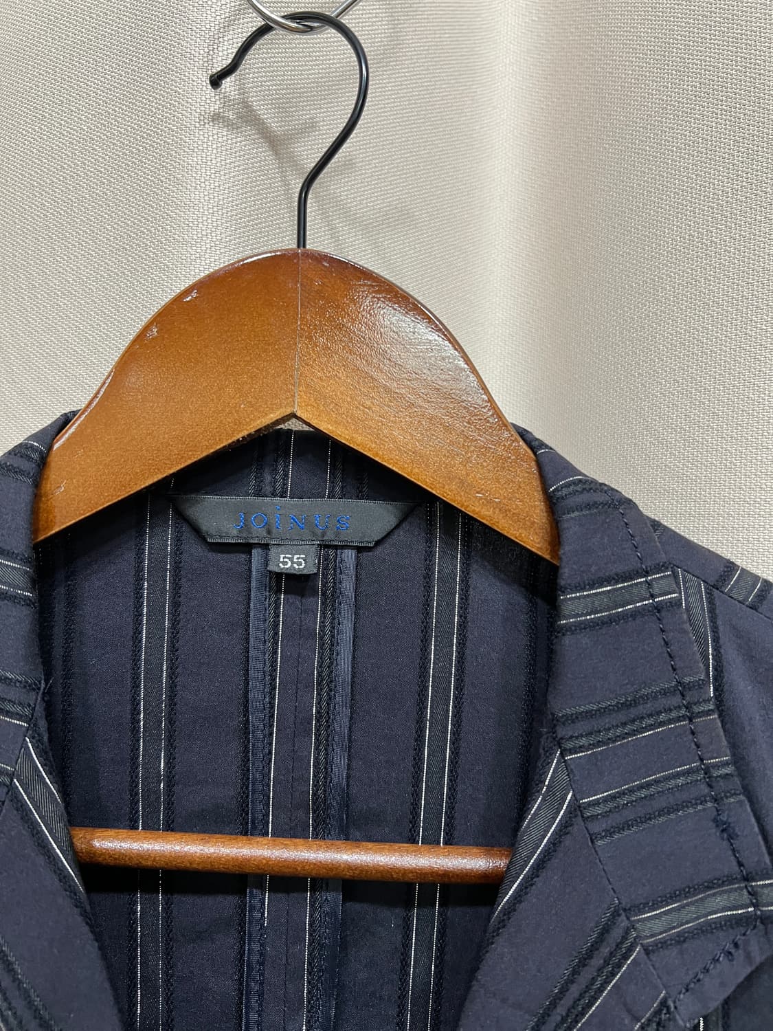 JOINUS 빈티지 스트라이프 7부 블레이저  상품이미지4