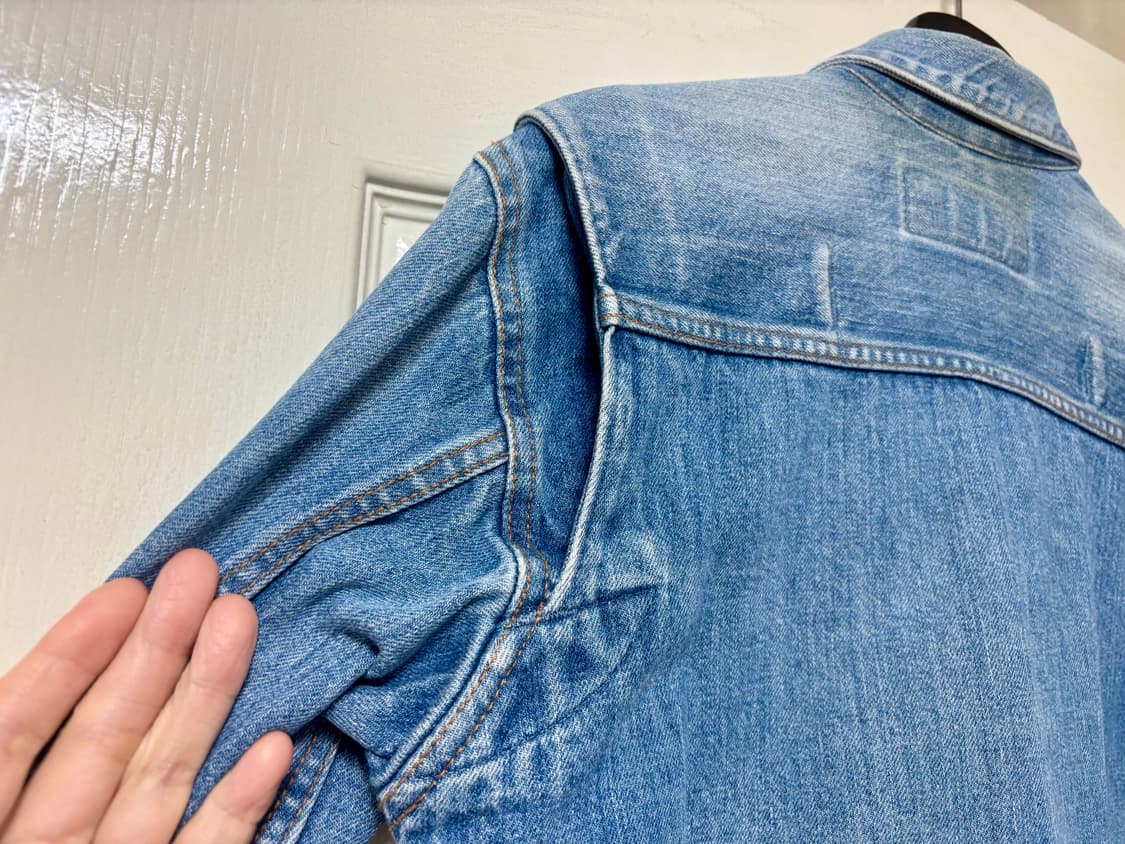 랭글러 mj11 wrangler 데님자켓 청자켓 존레논 일본산 상품이미지9