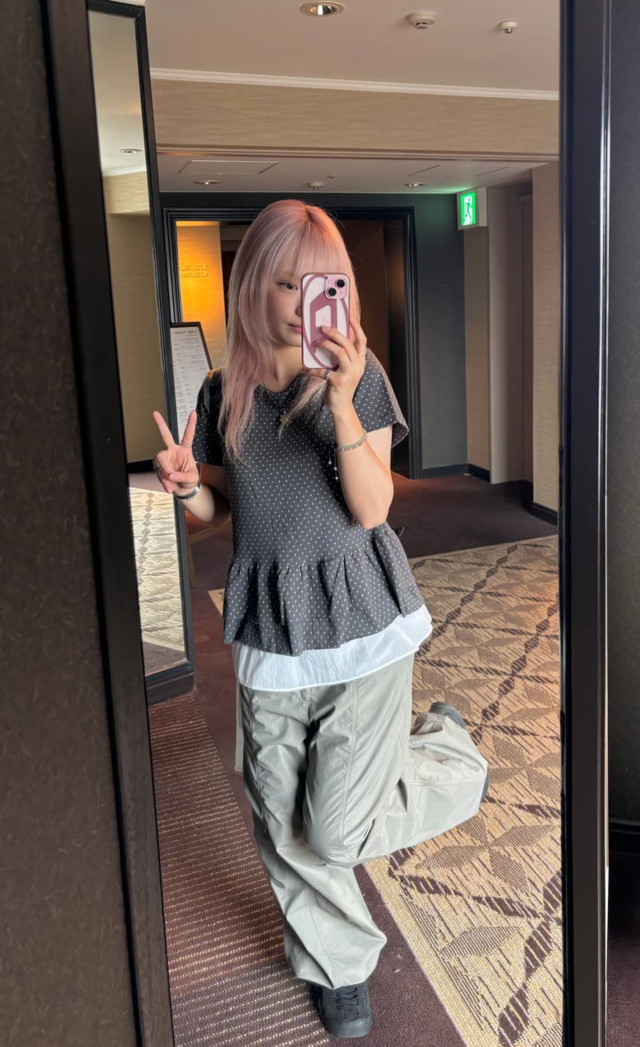 도트프릴반팔티 + 프릴레이어드스커트 일괄 상품이미지1