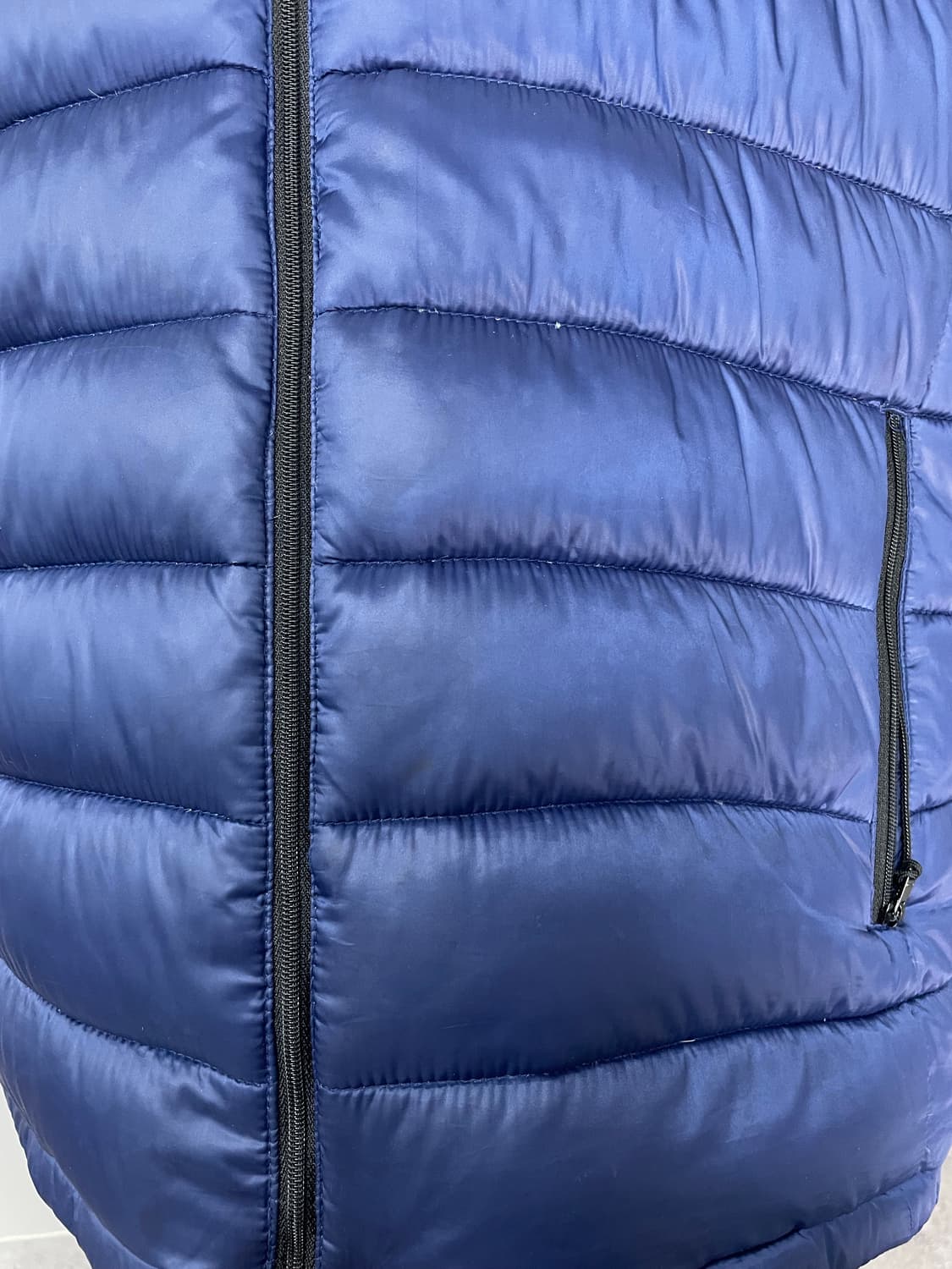 라코스테 블루 로고패치 구스다운 패딩 H1038 상품이미지7