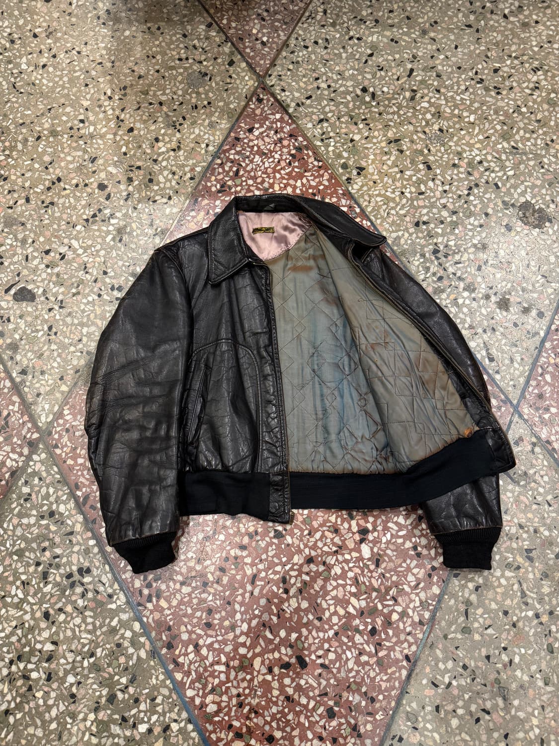 50s 호스하이드 봄버자켓 (40) 상품이미지4