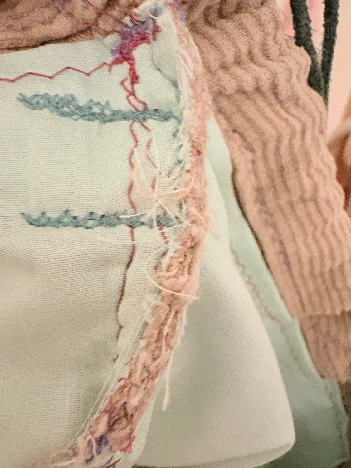 모리걸 패치워크 꽃무늬 복조리 크로스백 상품이미지4