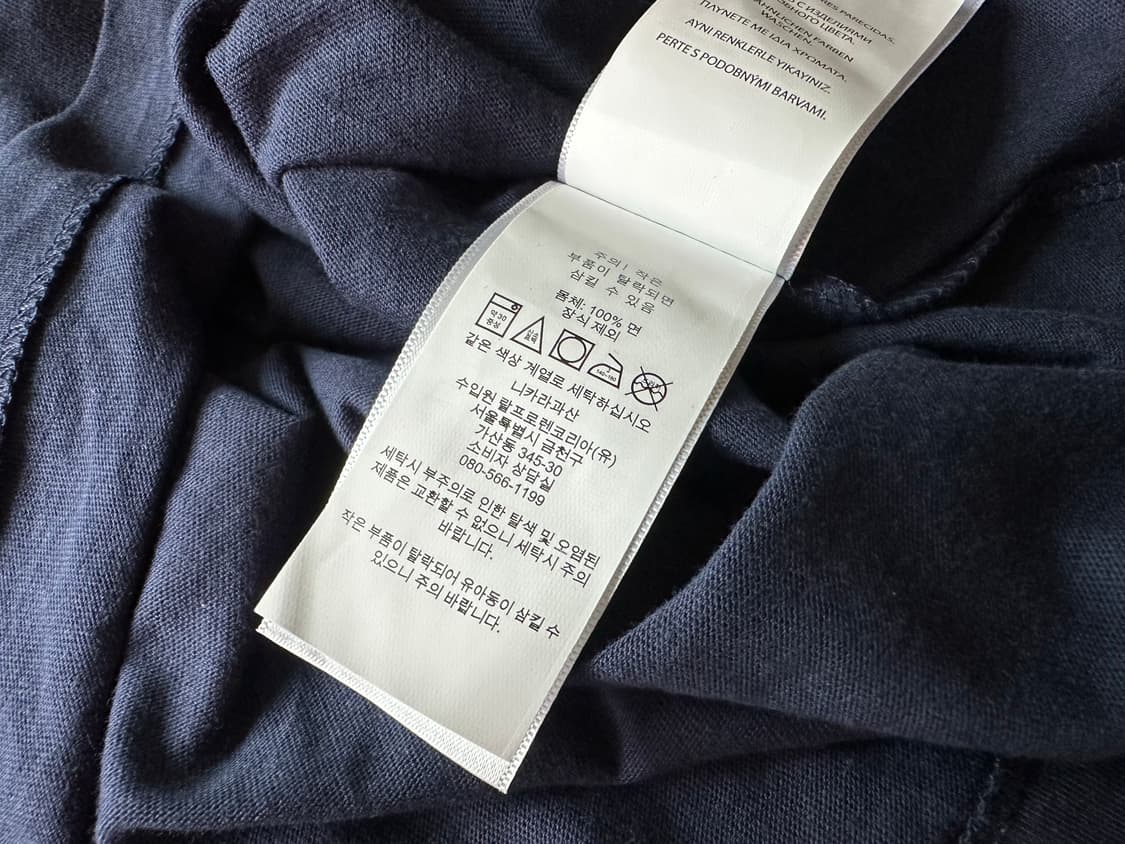 폴로 랄프 로렌 네이비 화이트 포니 반팔 티 판매 (100) 상품이미지5