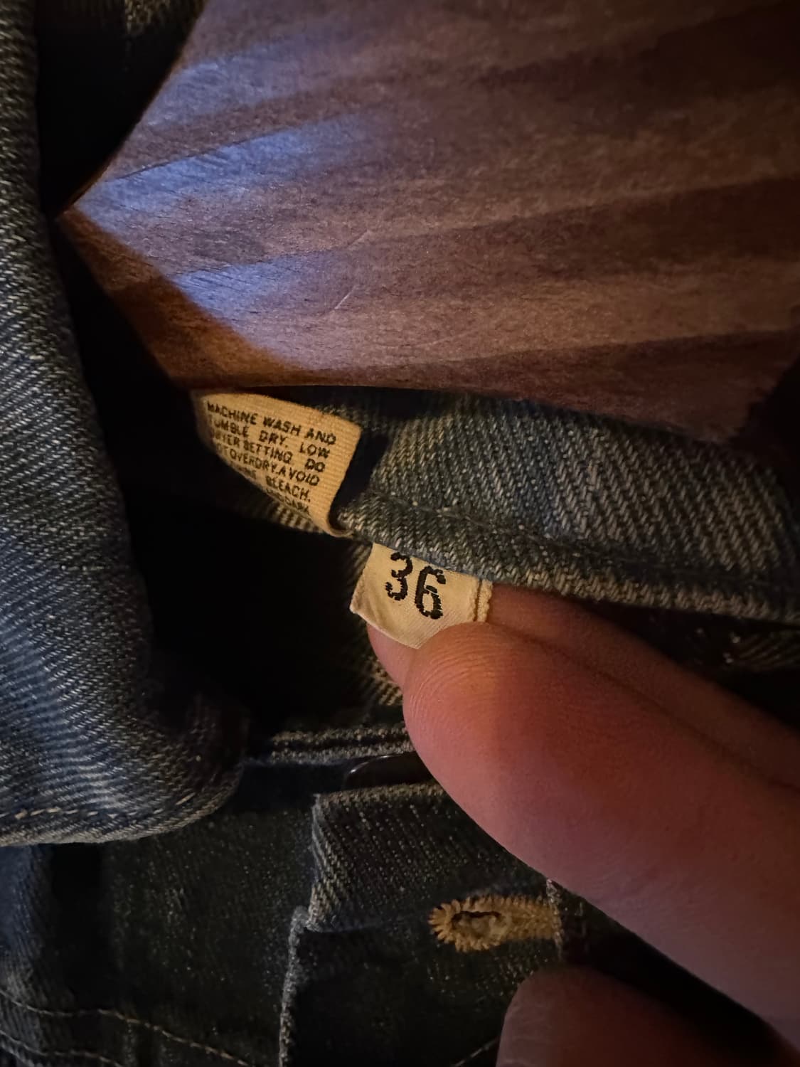 70s USA 빈티지 랭글러 124MJ 데님 자켓 상품이미지10