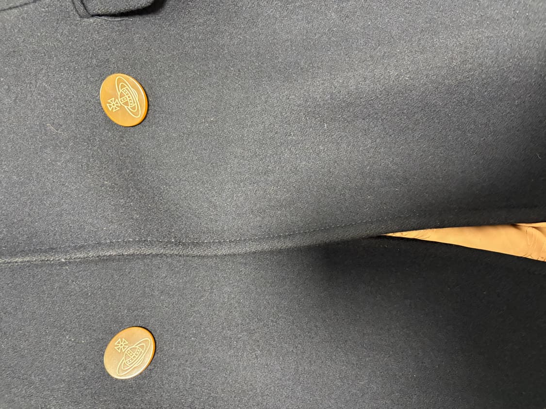 비비안웨스트우드 더블 코트 네이비 (레드라벨) 상품이미지3