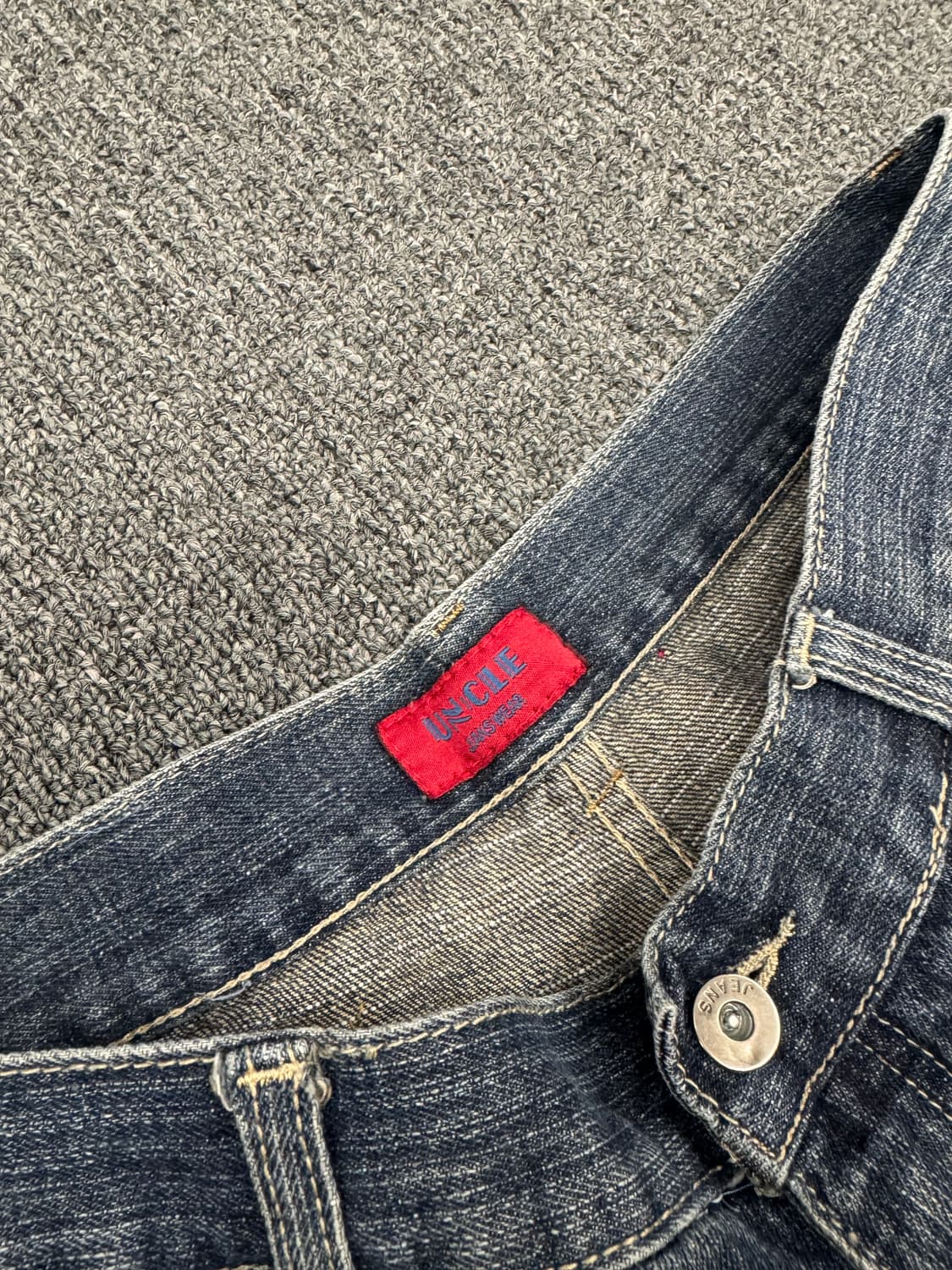 2L) UNCLE 빈티지 y2k 자수 프린팅 힙합팬츠 상품이미지3