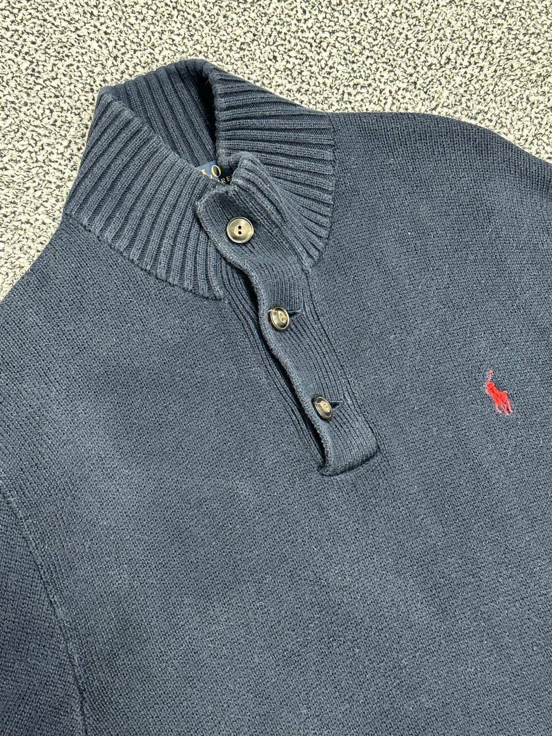 폴로 반버튼 니트 긴팔 상품이미지2