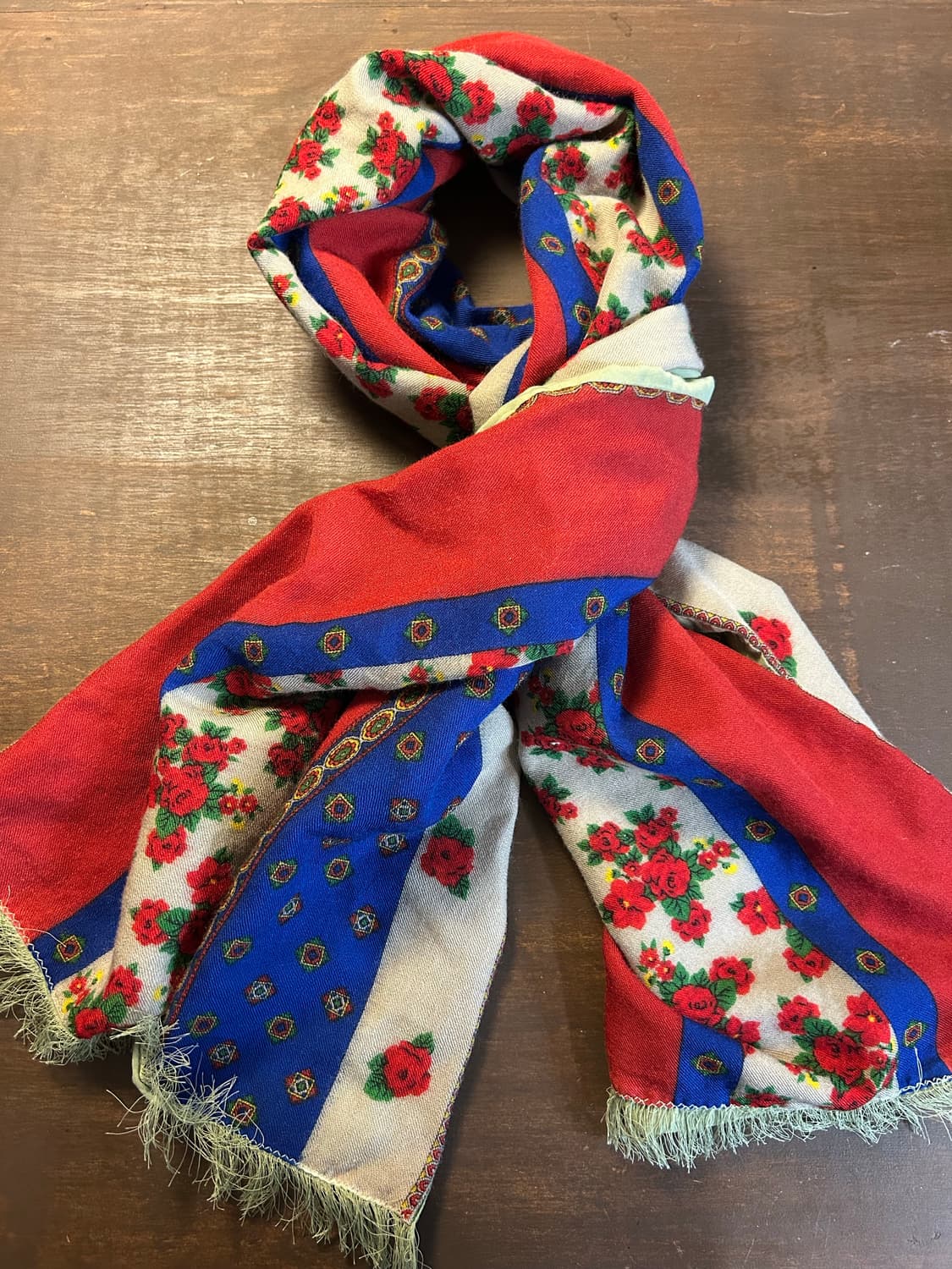 Vintage floral muffler 상품이미지1