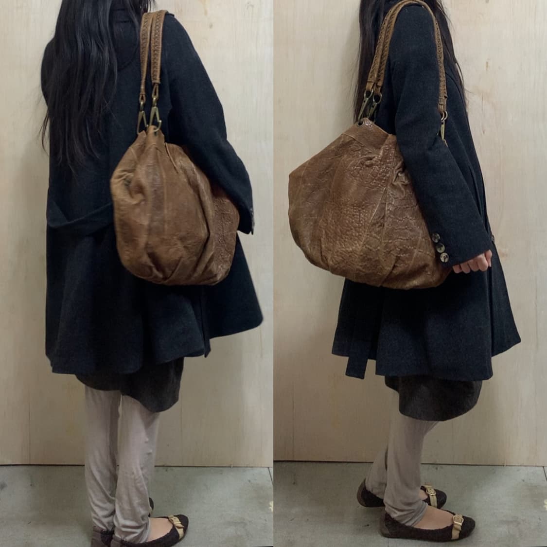 [직수입] 빈티지 코튼 레깅스 그레이 상품이미지8
