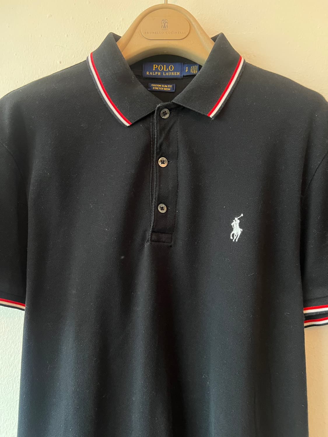 폴로랄프로렌 남성 네이비 PK카라티셔츠 반팔티셔츠 상품이미지1